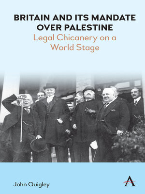 cover image of Britain and Its Mandate over Palestine